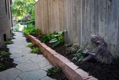 Natural Stone and Statue Garden — Landscape Design project by Breaking Ground