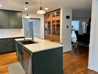 Renovation of Kitchen and First Floor — Home Renovation & Remodeling Services project by Home Improvement Team Of Richmond (H.I.T.)