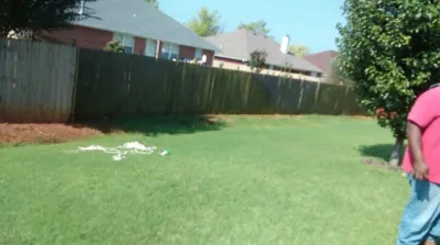 Backyard Drainage Landscaping — Landscape Construction project by L & D Landscaping