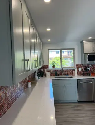 Tacoma WA Home Spaces: Kitchen, Dining, Living Room, and Flooring — Home Renovation & Remodeling Services project by BZR Remodeling LLC
