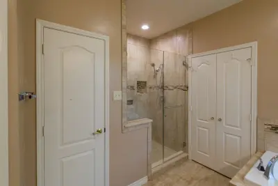 Lewisville Bathroom — Home Renovation & Remodeling Services project by The Rockaway Company