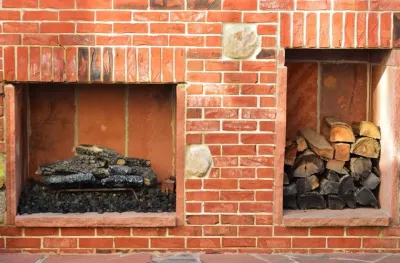 Custom Design Fireplace, Patio and Water Feature — Landscape Design project by Breaking Ground