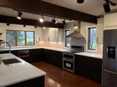 Contemporary Kitchen Renovation — Home Renovation & Remodeling Services project by Barrett Custom Carpentry, LLC