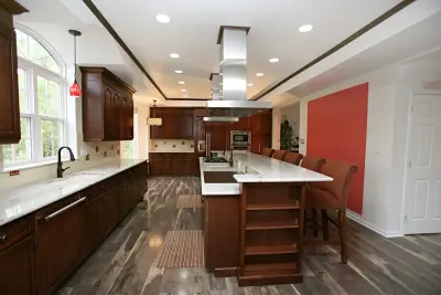 Teppanyaki Grill and Custom Cabinets Kitchen Remodel — Home Renovation & Remodeling Services project by J. Neville Construction