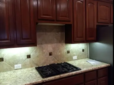 Tile Installation in the Kitchen — Home Renovation & Remodeling Services project by DiamondPoint Contractors