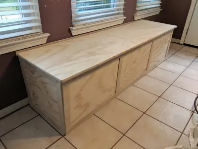 Kitchen Renovation with Tailored Table and Storage Solutions — Home Renovation & Remodeling Services project by Ruiz Renovations