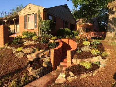 Landscaping — Landscape Construction project by Freemans Landscape in Edmond
