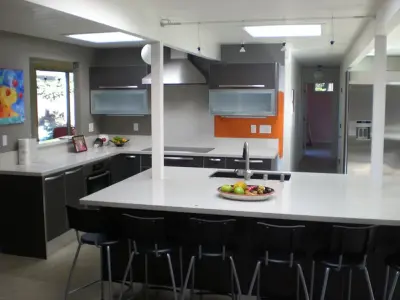 Monochrome Kitchen Renovation — Home Renovation & Remodeling Services project by Modern Builders Co LLC