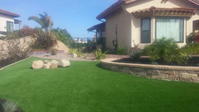 Grass and Artificial grass — Landscape Construction project by GALA Services Inc in San Diego