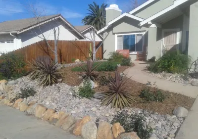 Dry Creek — Landscape Construction project by GALA Services Inc in San Diego