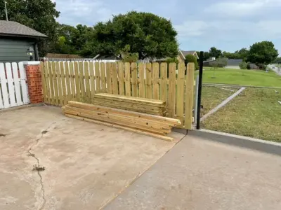 Fence Installation and Retaining Wall Repair — Home Renovation & Remodeling Services project by Childers Welding, Fencing, & Construction