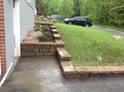 Retaining Walls — Landscape Construction project by Garcia Patios And Landscaping, Inc. in Annapolis