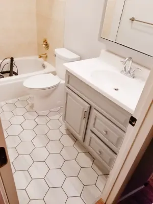 Lake Forest Park Restroom — Home Renovation & Remodeling Services project by Green Line Construction LLC