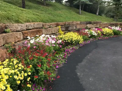 Annuals in the Garden — Landscape Construction project by Garden Creations, Inc.