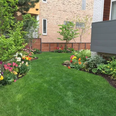 Chicago-Noble Square Side Yard — Landscape Design project by Brent Riechers Landscape (BRL LANDesign)
