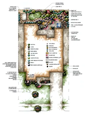 Texas Native Landscape by Easy Landscape Plan, LLC