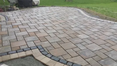Roush's New Patio — Landscape Construction project by Garden Of Eden Landscaping Services in Marysville