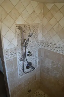 Lakewood Spa Shower — Home Renovation & Remodeling Services project by Van Cleave Construction LLC