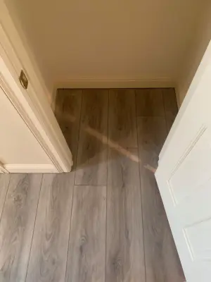 Synthetic wood flooring — Home Renovation & Remodeling Services project by BLT Construction, LLC