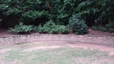 Fire Pit and Flagstone Patio — Landscape Construction project by Georgia Horticulture