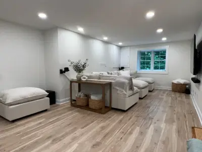 Basement Renovation in the Area — Home Renovation & Remodeling Services project by Crown Contracting Services