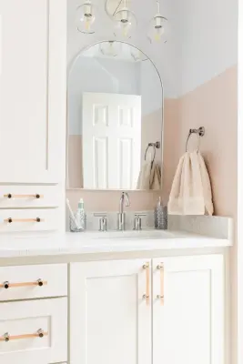 Adore It or Abandon It Pink Bathroom Makeover — Home Renovation & Remodeling Services project by Mae Reedy Build + Design