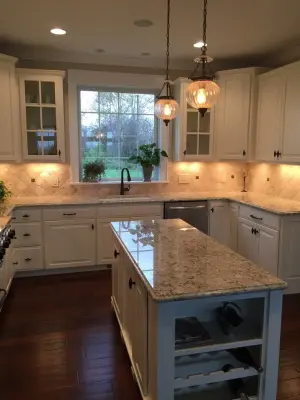 Southern Coastal Home Kitchen by Gary Crummett & Sons, LLC