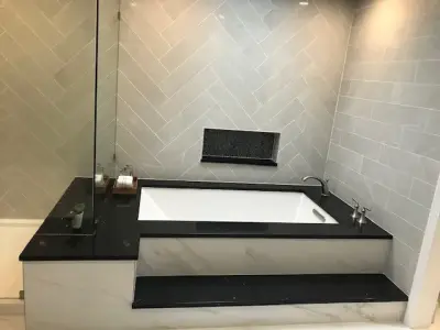 Upscale Bathroom Renovation — Home Renovation & Remodeling Services project by Fiderio & Sons