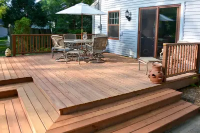 Madison - Treated Kiln-Dried Wood Deck — Home Renovation & Remodeling Services project by Waunakee Remodeling