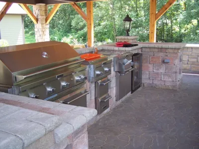 Outdoor Kitchens — Landscape Construction project by Goetz Landscaping