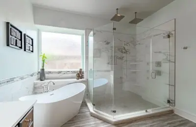 Mansfield Primary Bath — Home Renovation & Remodeling Services project by The Rockaway Company