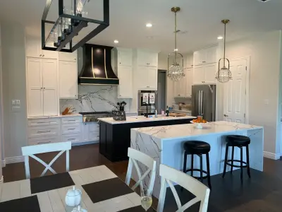 Monochrome Kitchen by Amy's Paint And Remodeling Solutions