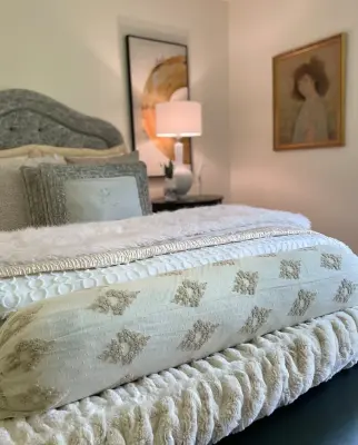 Eternal Blossom | Bedroom Renovation by A. Logan Designs, LLC