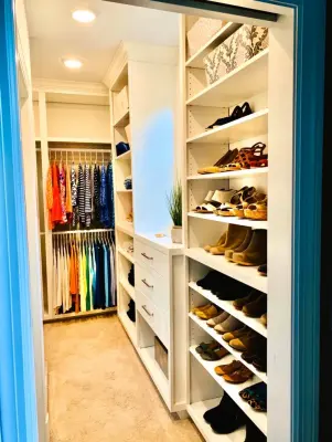 Tyne Boulevard Primary Bathroom and Closet by Arlene Gold Design