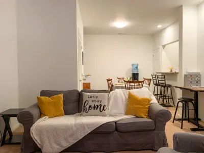 Living and Dining Space in an Apartment — Interior Design & Decorating project by Shine Bright Design
