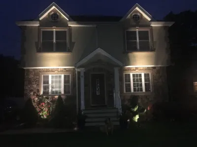 Kenilworth Landscape Lighting — Landscape Construction project by Green Acres Landscaping, Design, Irrigation & Con