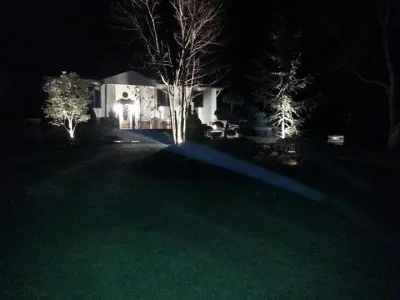 Manalapan Lighting Project — Landscape Construction project by Green Acres Landscaping, Design, Irrigation & Con