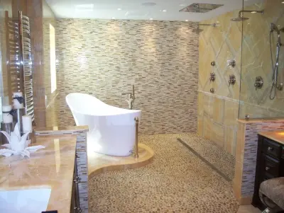 Barcelona Master Bathroom Renovation — Interior Design & Decorating project by Csi Interiors LLC