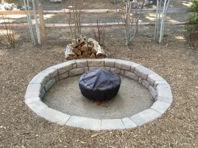 Fire Pits — Landscape Construction project by Green Envy, Inc.
