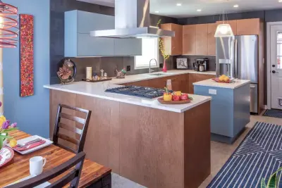 1953 Cape Cod Kitchen and Powder Room Renovation by Cynthia J. Hoffman Interior Design, Inc.