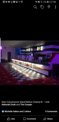 Belton 8 Theatre by Mitchell Cinemas — Interior Design & Decorating project by Fluture Design Co