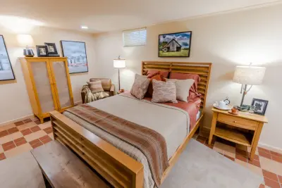 Stylish Below Grade Basement by Bob Lancaster Designs