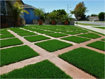 Green-R Turf Artificial Grass - Sidewalk & Pathway Installation in Riverside, CA