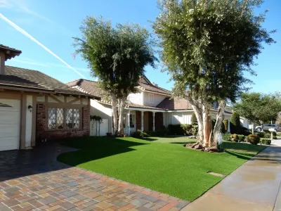 Green-R Turf Artificial Grass - Sidewalk & Pathway Installation in Riverside, CA