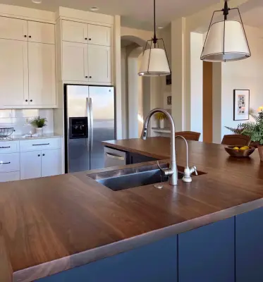 Elegant Upgrade: Transforming a Standard Kitchen — Interior Design & Decorating project by Lauren Kelly Design