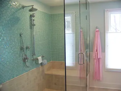 Armstrong Primary Bathroom by Deborah Roides Interior Design