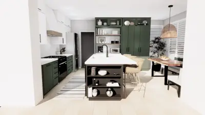 Contemporary Kitchen Renovation in San Diego — Interior Design & Decorating project by Wanderlust Home Interiors Inc.