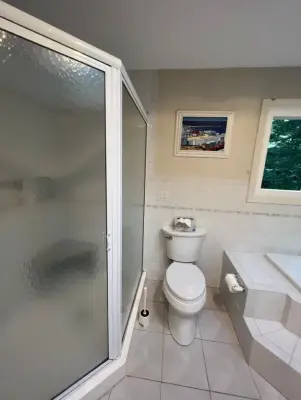 Cheshire Primary Restroom by EDV Home Design