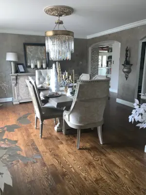 Chesterfield Dining Area — Interior Design & Decorating project by Morfio Design LLC