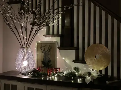 Festive Decorations | Dining Room & Entryway — Interior Design & Decorating project by A. Logan Designs, LLC
